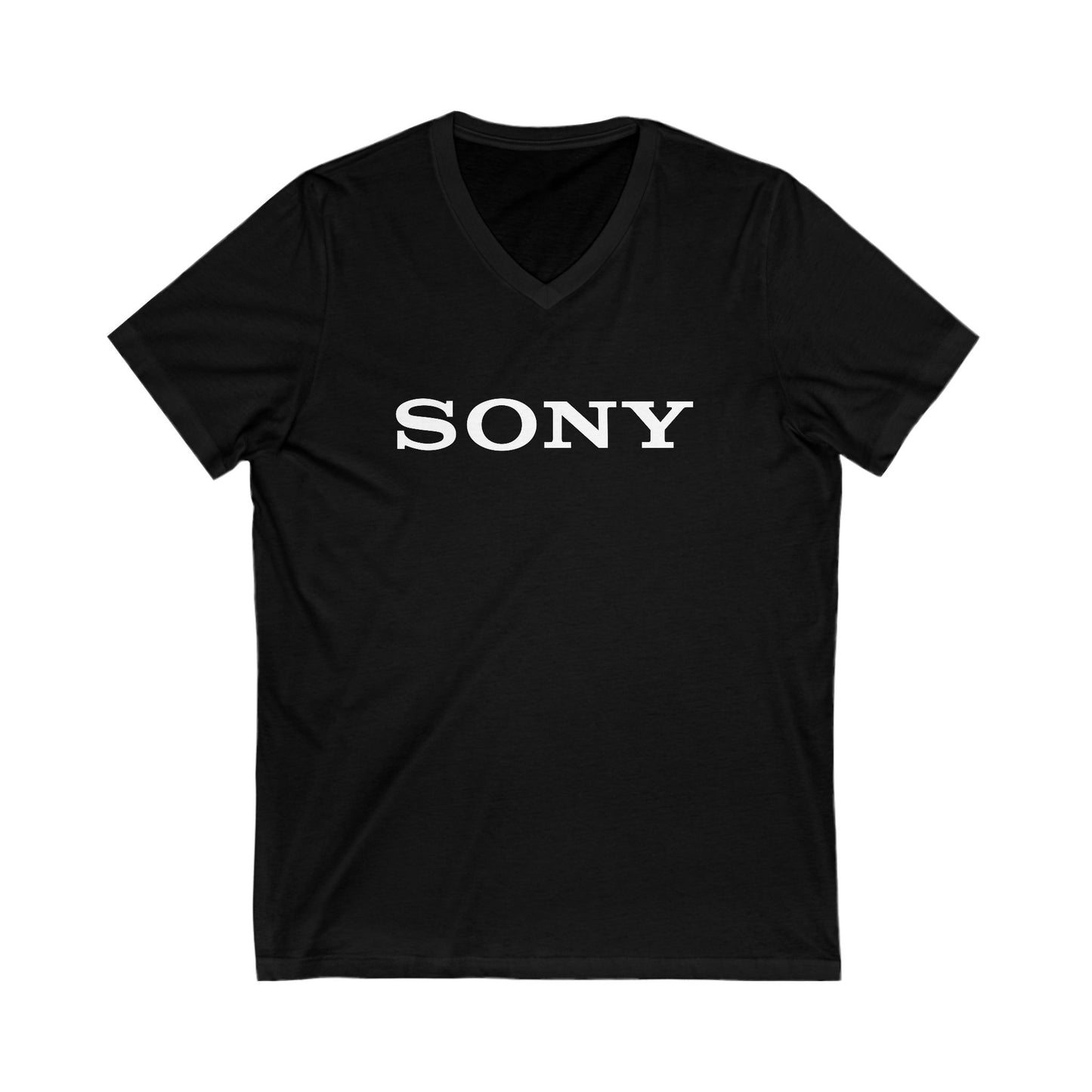 SONY TV Logo Adult V-Neck T-Shirt
