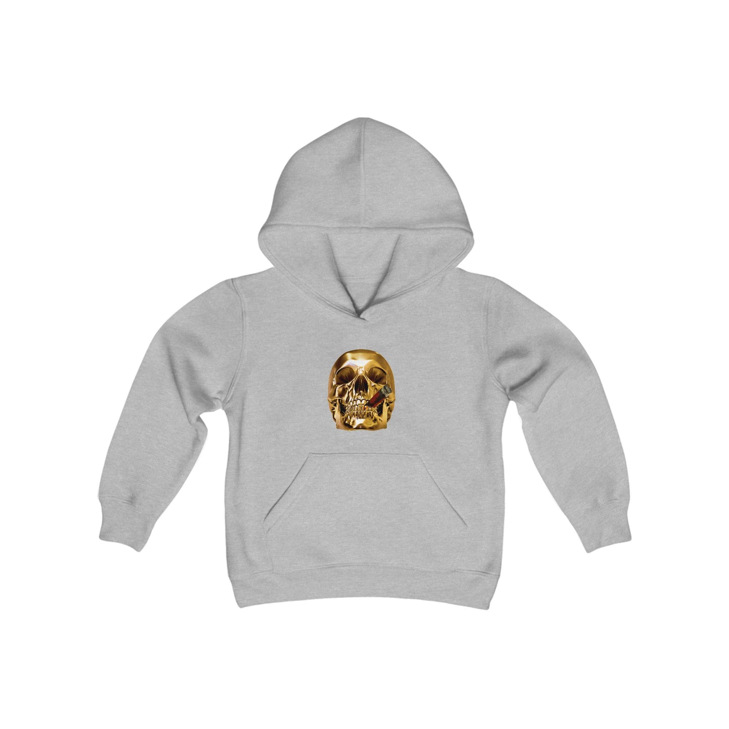 Smoking Skull Youth Hoodie
