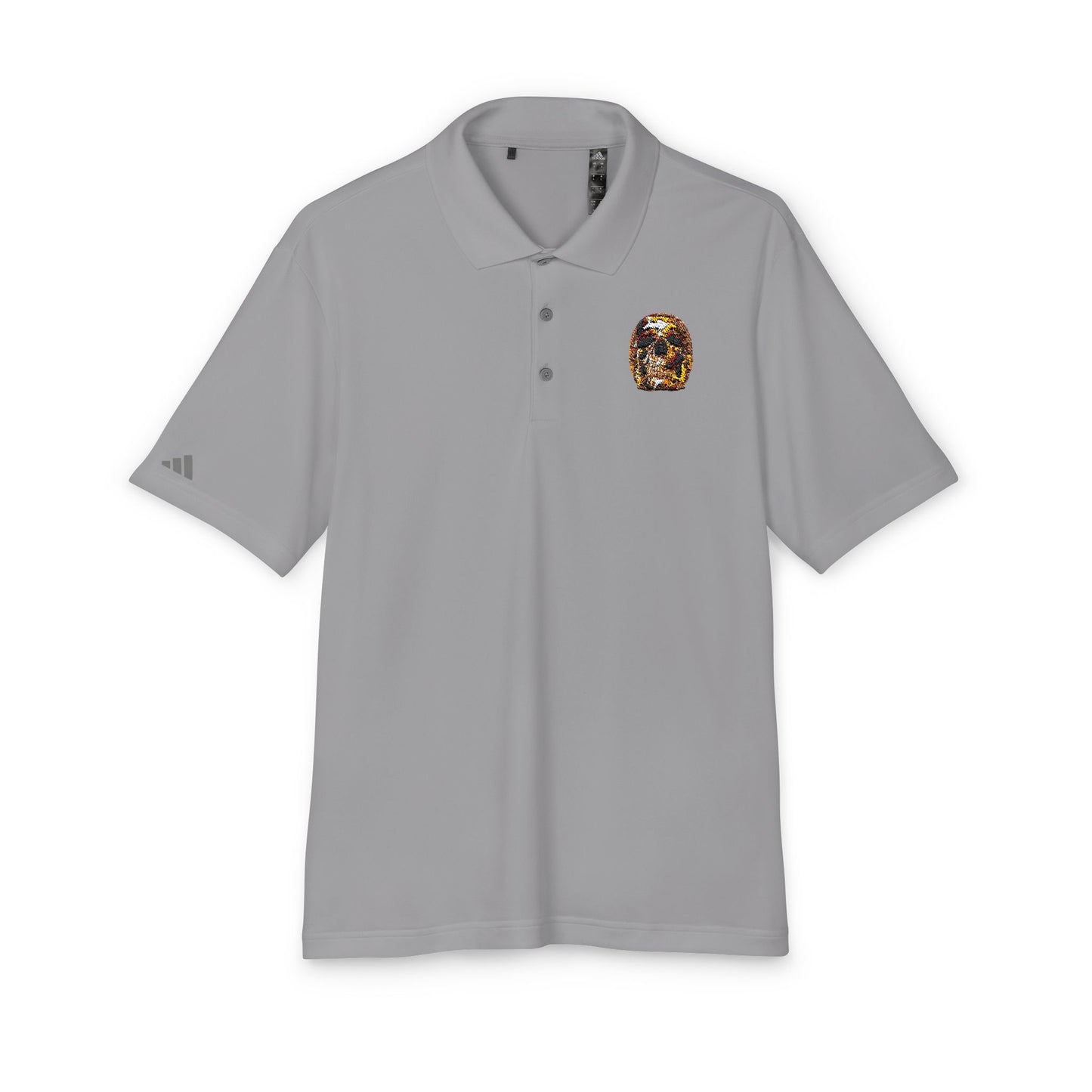 Smoking Skull Adidas Performance Polo