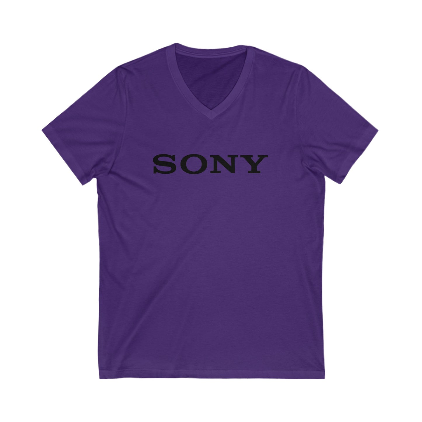 SONY TV Logo Adult V-Neck T-Shirt