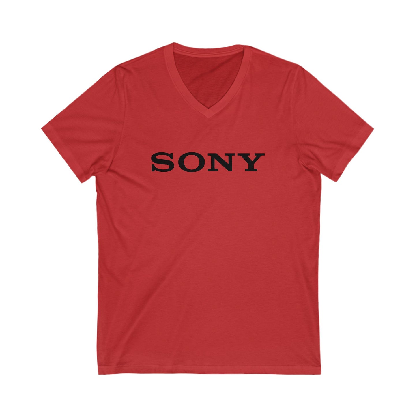 SONY TV Logo Adult V-Neck T-Shirt