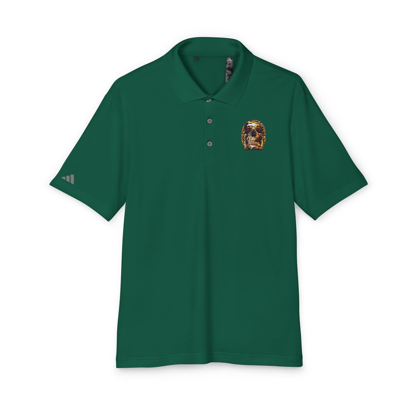 Smoking Skull Adidas Performance Polo