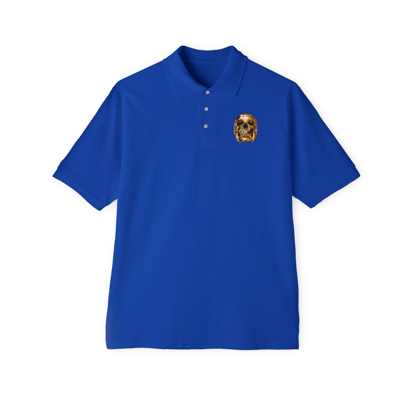 Smoking Skull Polo Shirt