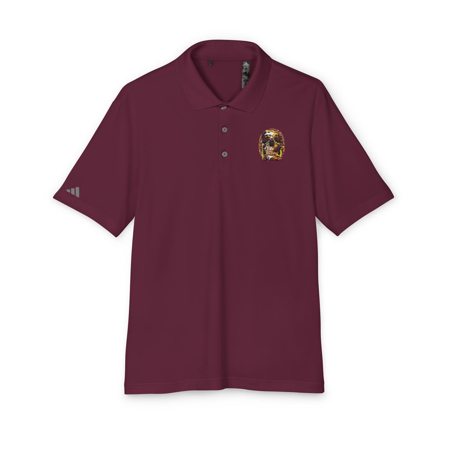 Smoking Skull Adidas Performance Polo