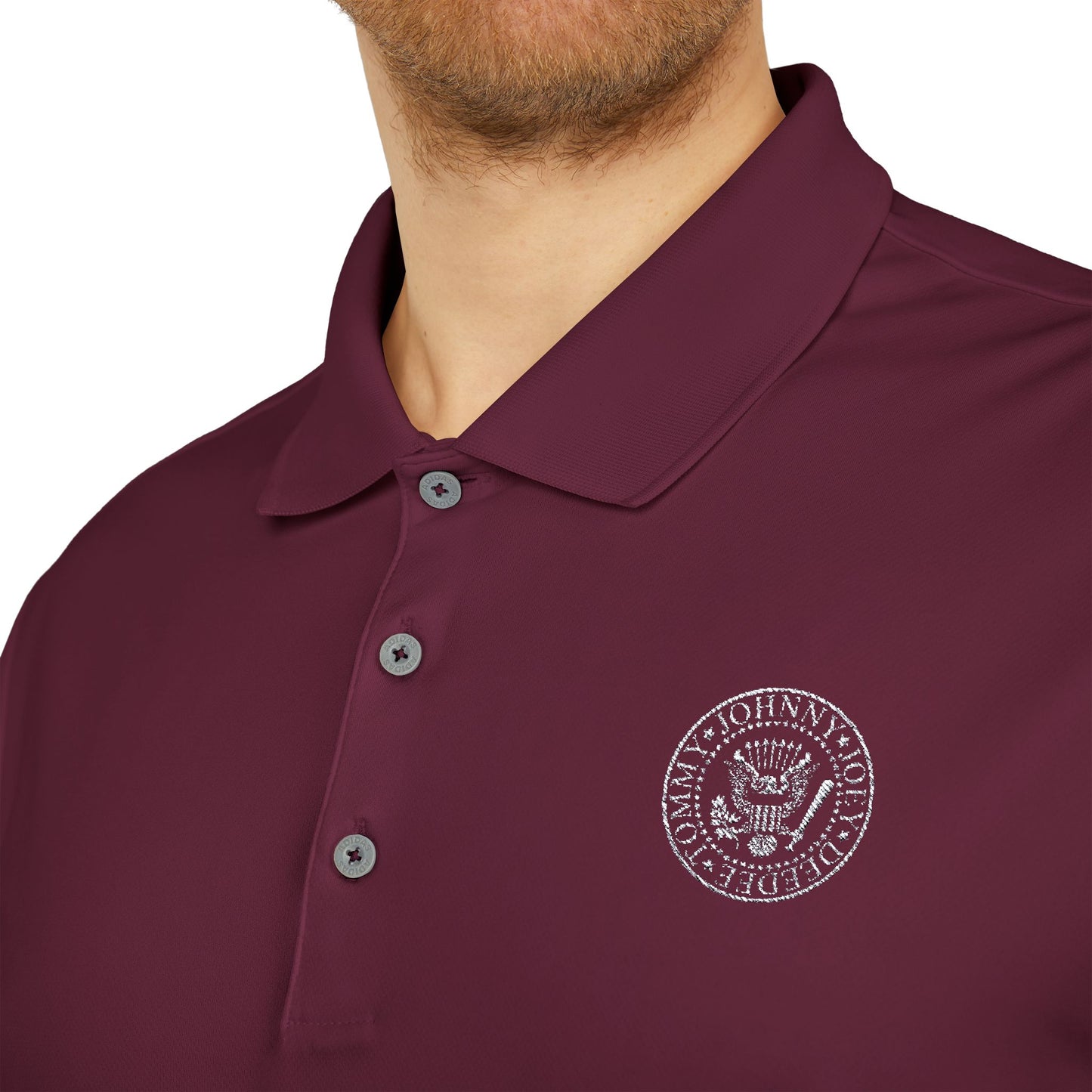 Ramones Logo Adidas Performance Polo