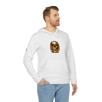 Smoking Skull Adidas Adult Hoodie
