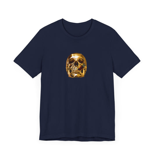 Smoking Skull Adult T-Shirt