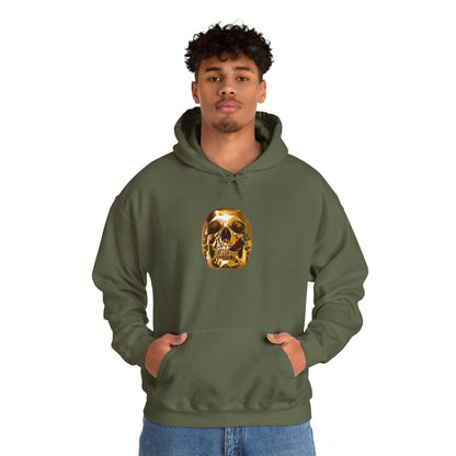 Smoking Skull Adult Hoodie