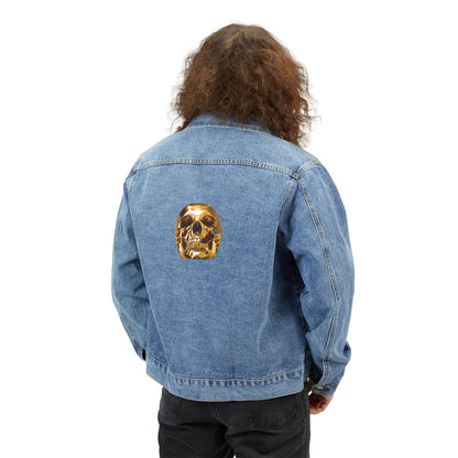 Smoking Skull Adult Denim Jacket