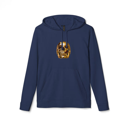 Smoking Skull Adidas Adult Hoodie
