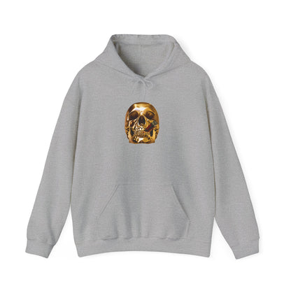 Smoking Skull Adult Hoodie