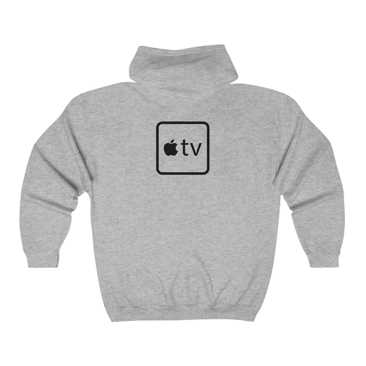 Apple TV Logo Adult Zip-Up Hoodie