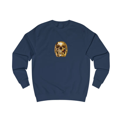 Smoking Skull Adult Sweatshirt