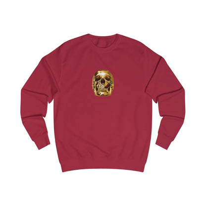 Smoking Skull Adult Sweatshirt