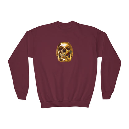 Smoking Skull Youth Sweatshirt