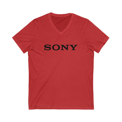 SONY TV Logo Adult V-Neck T-Shirt