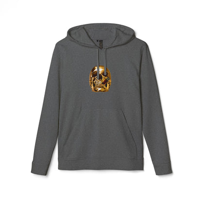 Smoking Skull Adidas Adult Hoodie