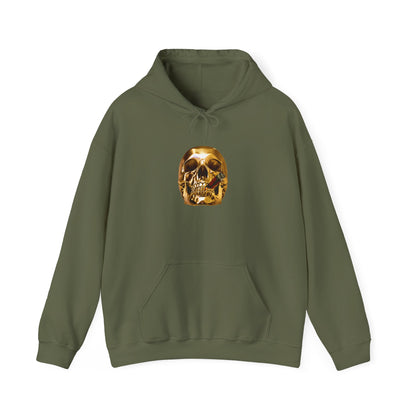 Smoking Skull Adult Hoodie