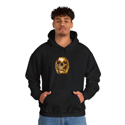 Smoking Skull Adult Hoodie