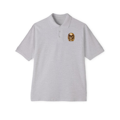 Smoking Skull Polo Shirt