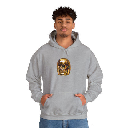 Smoking Skull Adult Hoodie