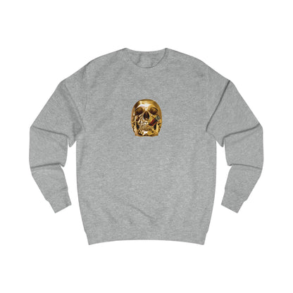 Smoking Skull Adult Sweatshirt