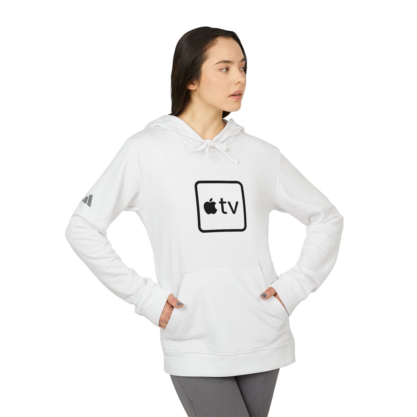 Apple TV Logo Adidas Adult Hoodie