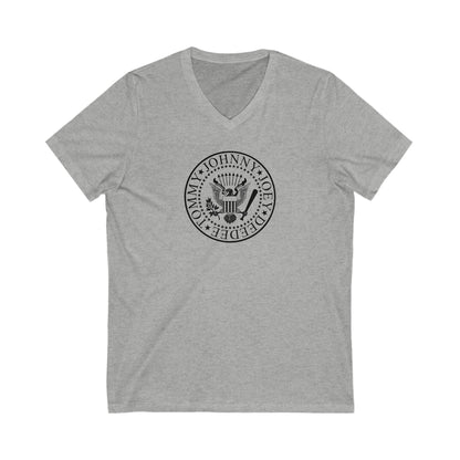 Ramones Logo Adult V-Neck T-Shirt