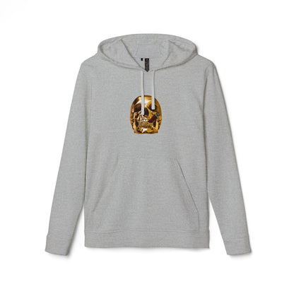 Smoking Skull Adidas Adult Hoodie