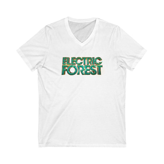 Electric Forest Festival Adult V-Neck T-Shirt