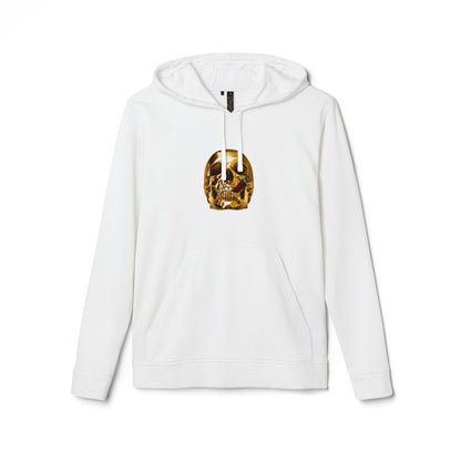 Smoking Skull Adidas Adult Hoodie