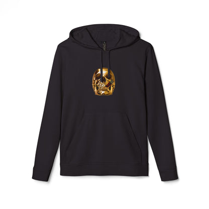 Smoking Skull Adidas Adult Hoodie