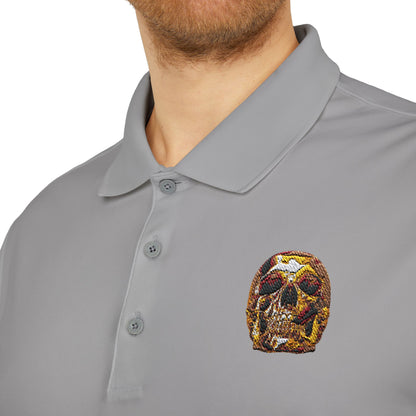 Smoking Skull Adidas Performance Polo