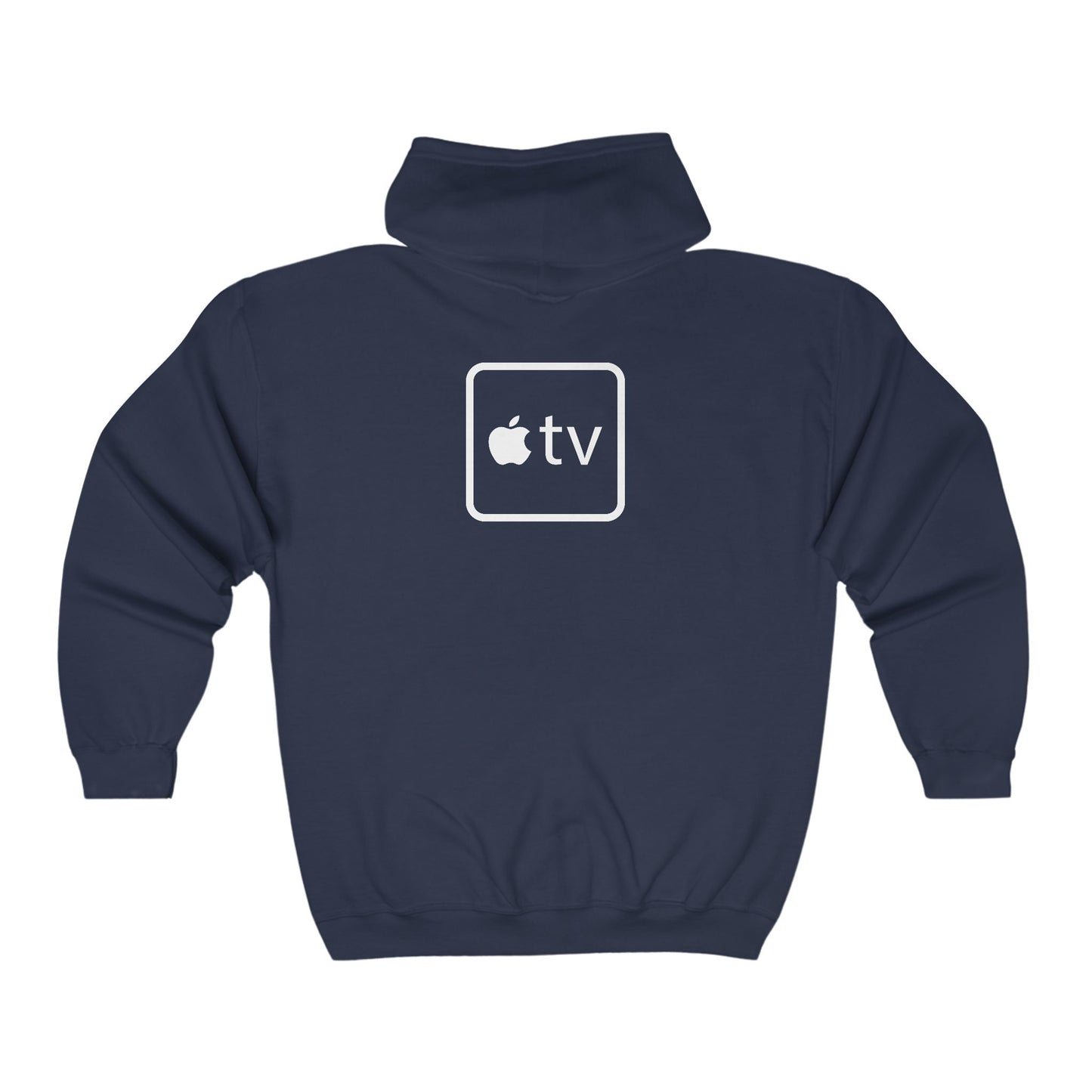 Apple TV Logo Adult Zip-Up Hoodie