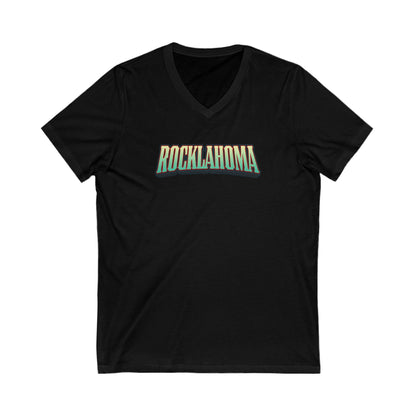 Rocklahoma Adult V-Neck T-Shirt