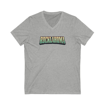 Rocklahoma Adult V-Neck T-Shirt