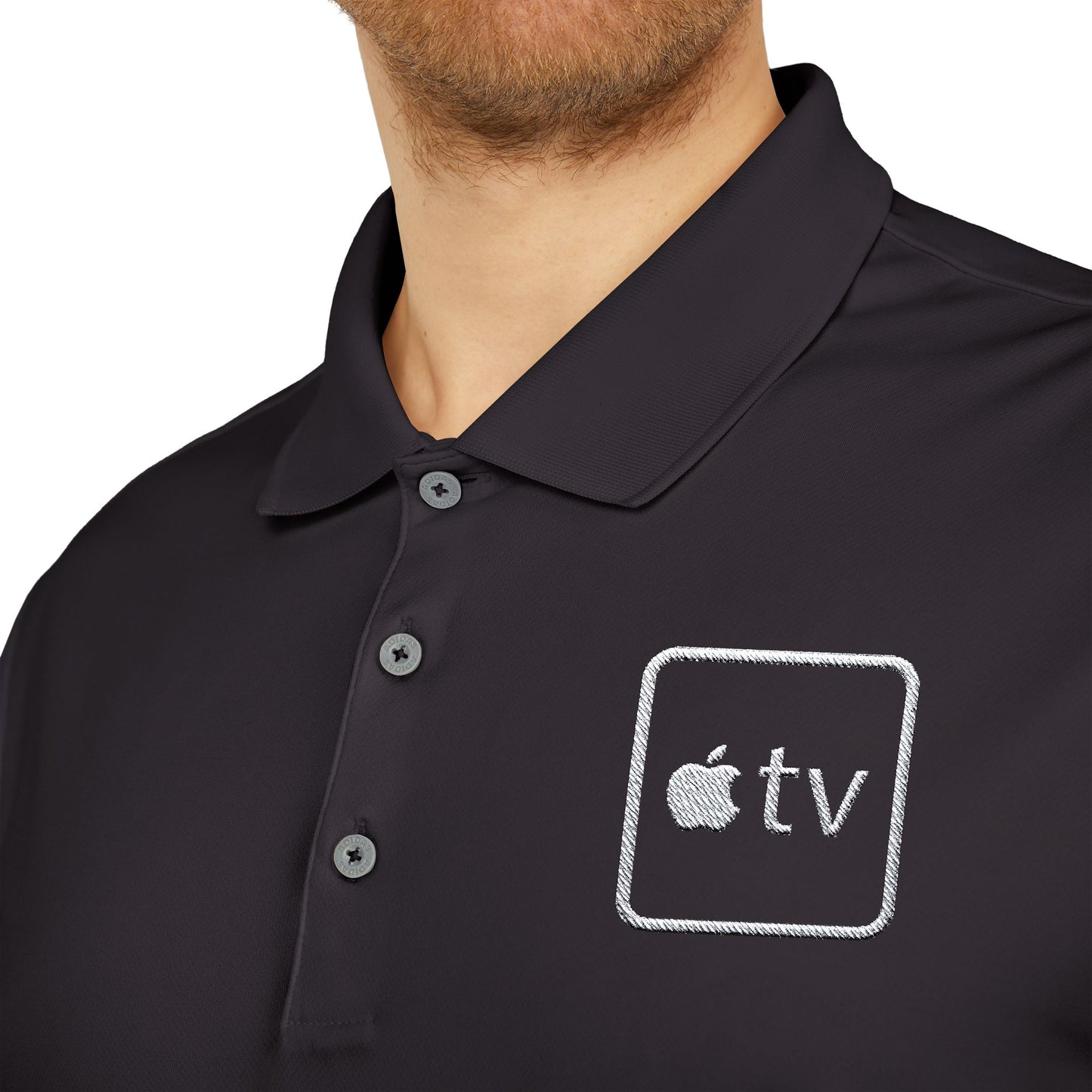 Apple TV Logo Adidas Performance Polo