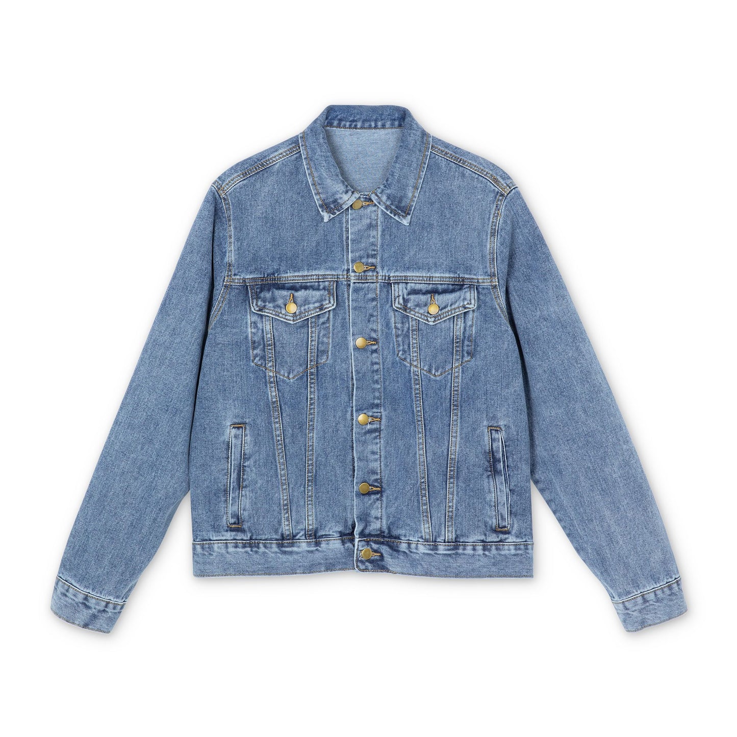 Smoking Skull Adult Denim Jacket