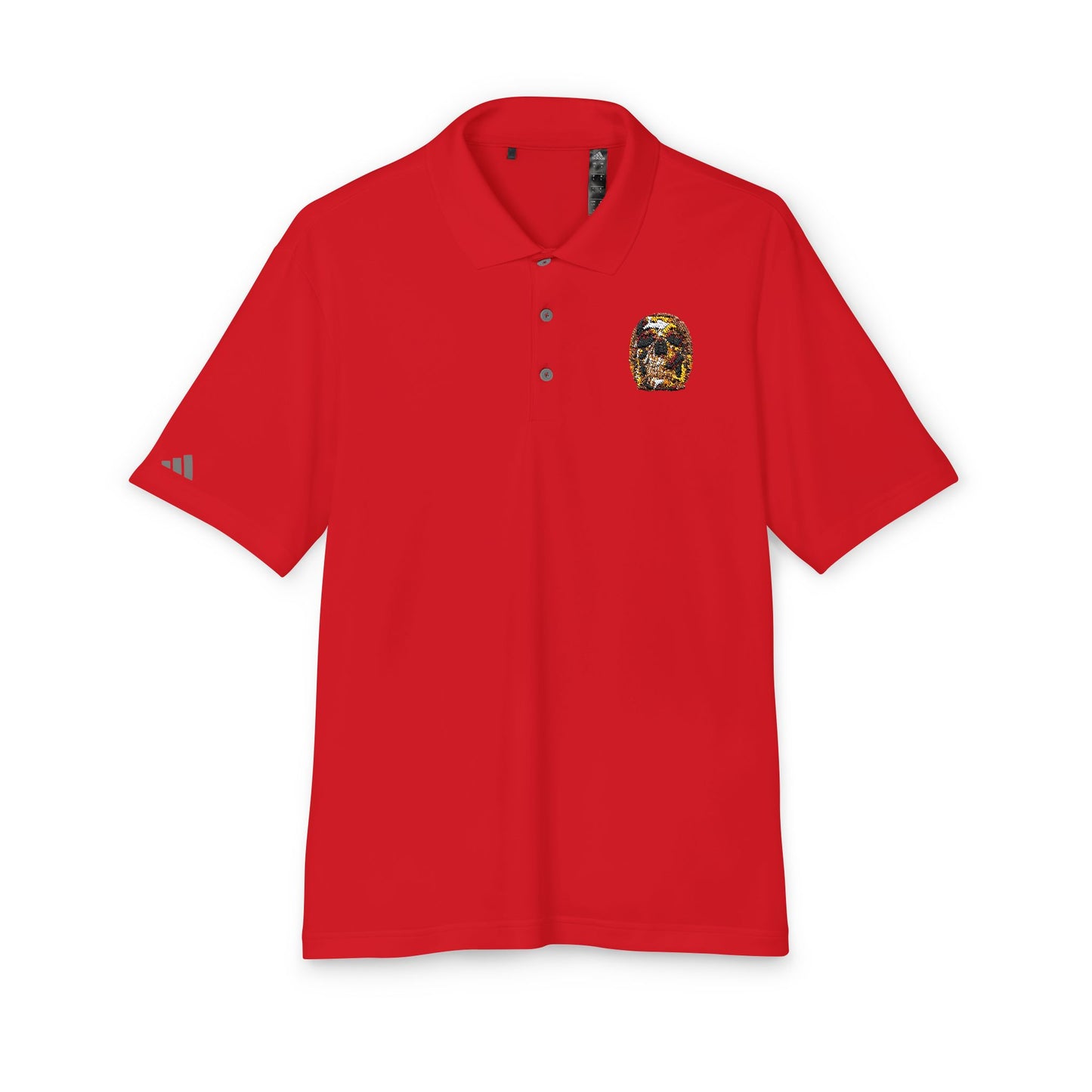 Smoking Skull Adidas Performance Polo