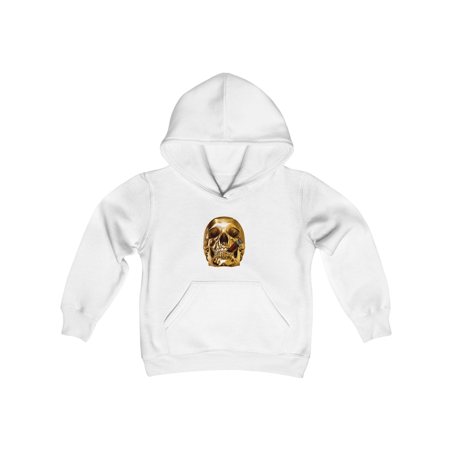 Smoking Skull Youth Hoodie