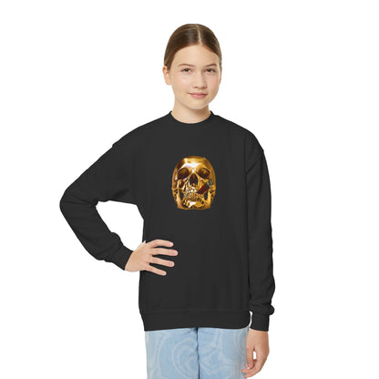 Smoking Skull Youth Sweatshirt